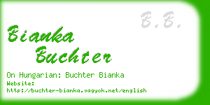 bianka buchter business card